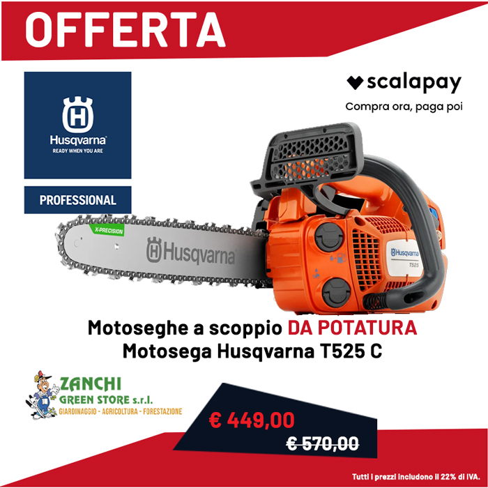 Motosega-Husqvarna-T525C Motosega Husqvarna T525 C - immagine 1