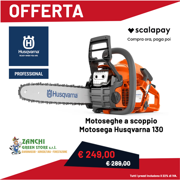 Motoseghe-a-scoppio_130 Motosega Husqvarna 130 - immagine 1